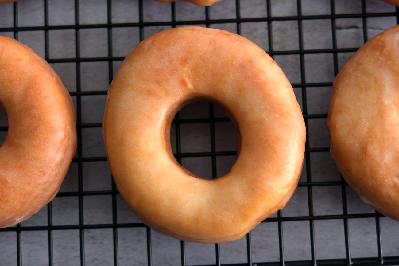 Just like your favorite donut shop glazed donuts, these homemade vegan donuts are most delicious when they're fresh!